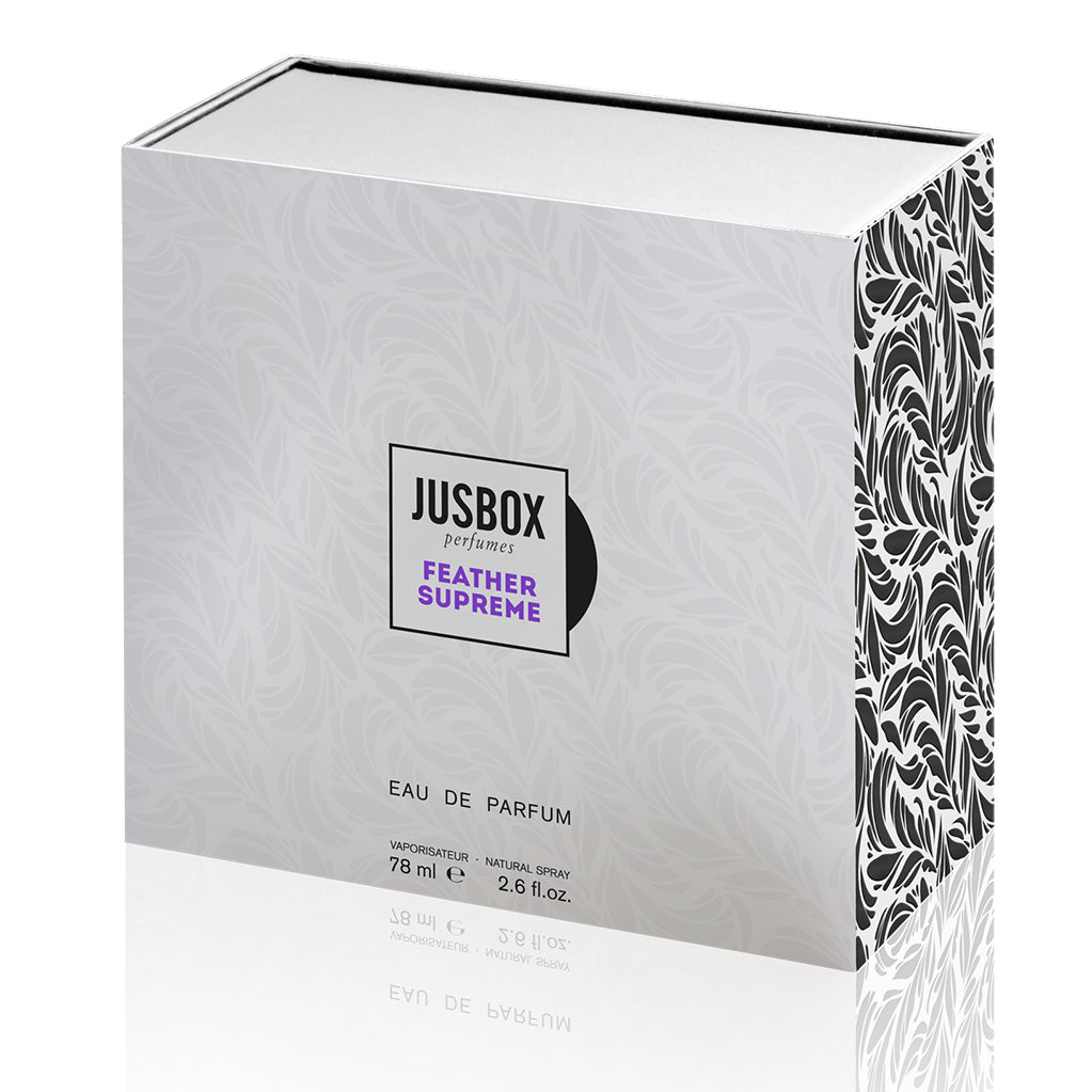 Feather Supreme fragranza fiorita e chypre ispirata alla voce potente di Aretha Franklin made in Italy – Jusbox