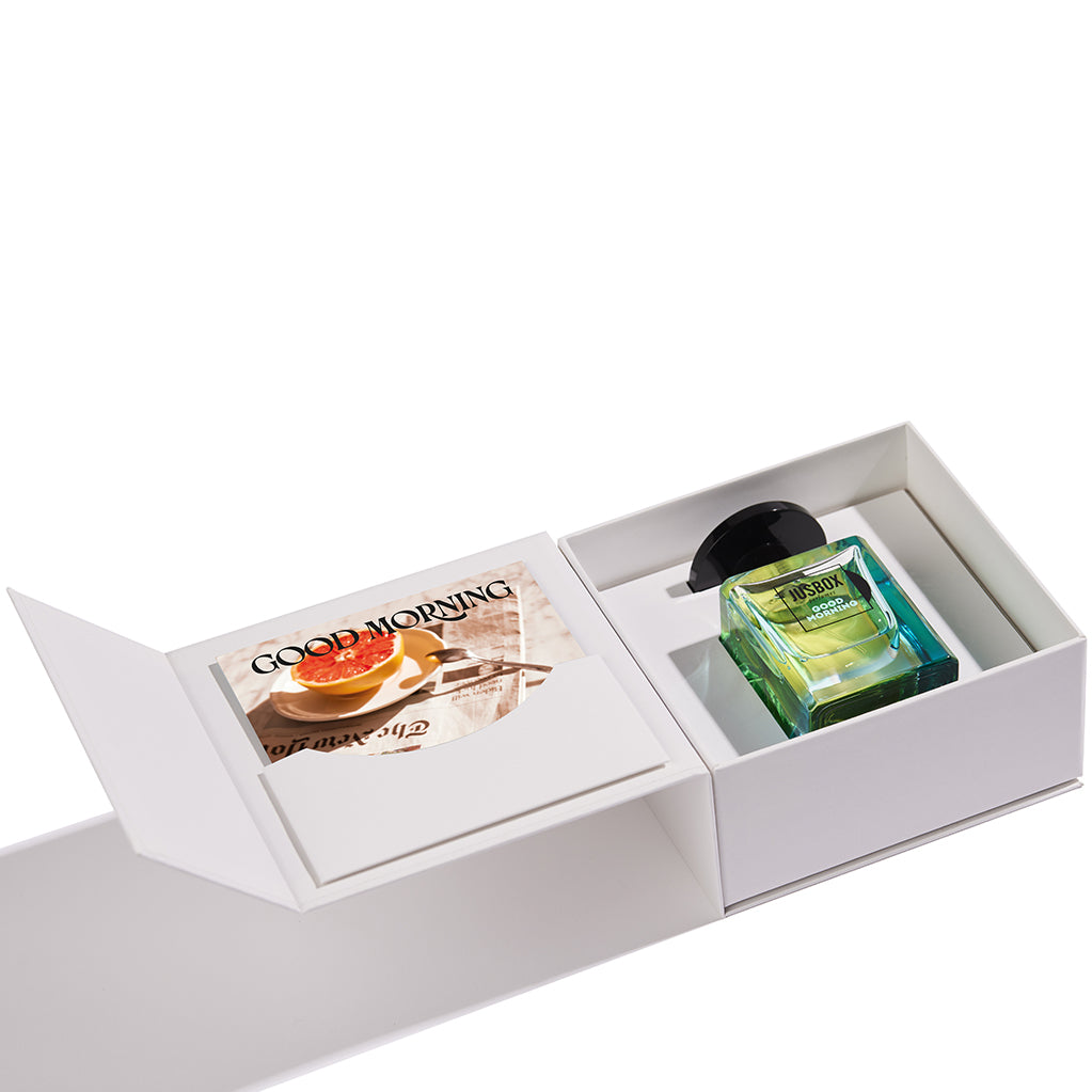 Good Morning profumo ozonico e muschiato creato da Dominique Ropion in concentrazione 22% made in Italy – Jusbox