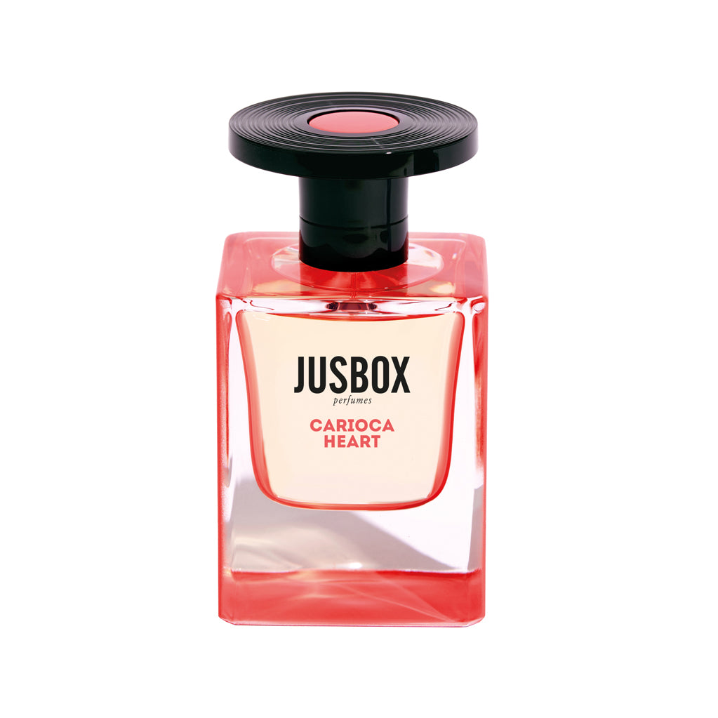 Carioca Heart fruity and woody perfume created by Julien Rasquinet inspired by Bossa Nova made in Italy - Jusbox