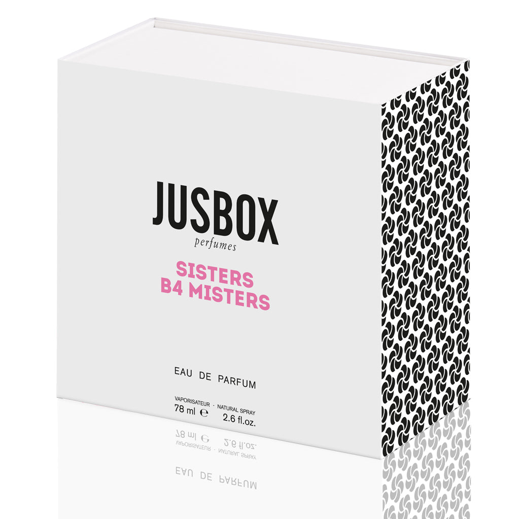 Sisters B4 Misters gourmand perfume created by Nelly Hachem-Ruiz inspired by the Spice Girls made in Italy - Jusbox