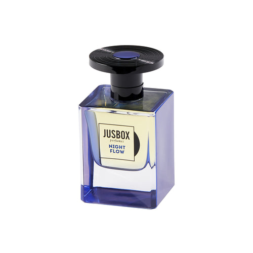 Night Flow fragranza fruttata e ambrata, profumo di nicchia unisex ispirato al rap di New York e creato da Julien Rasquinet – Jusbox